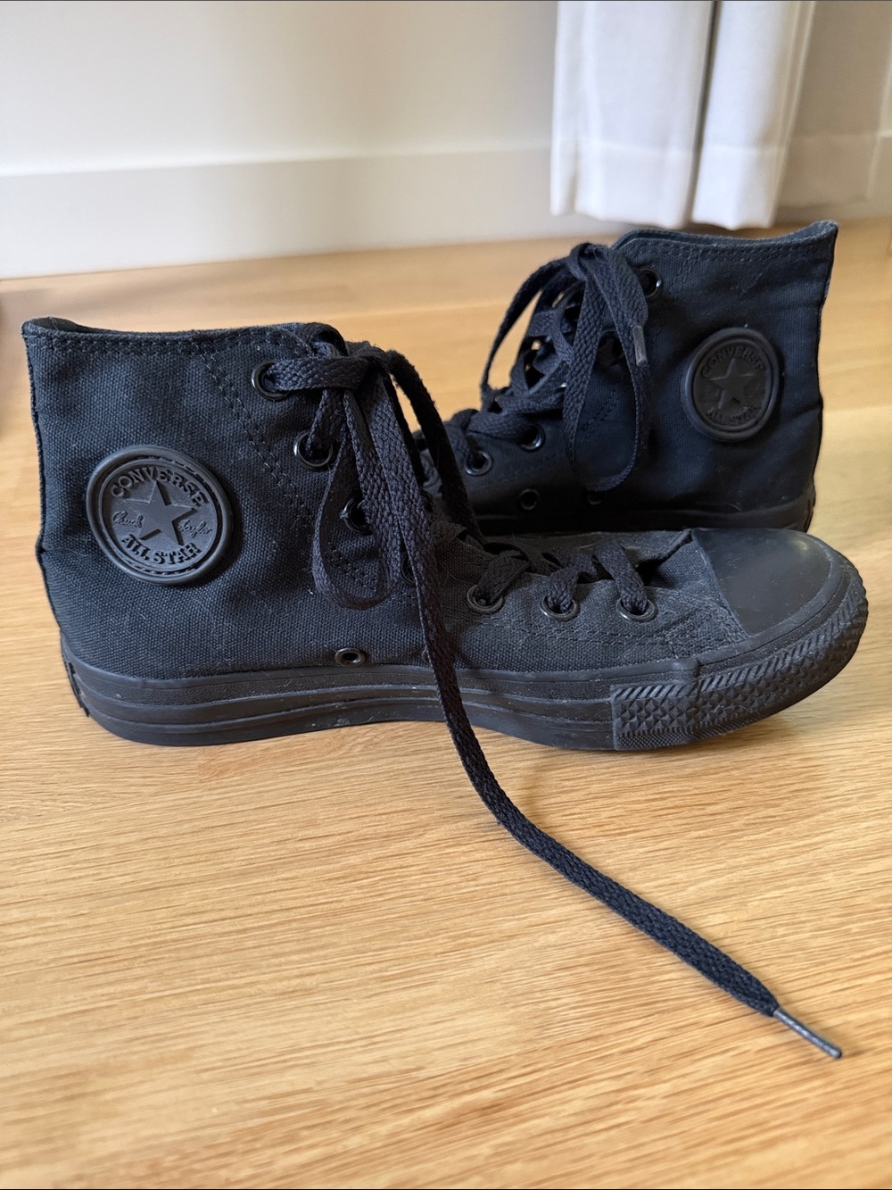 Converse Black High-Top Canvas Sneakers